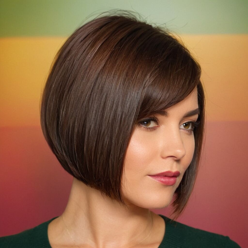 Schräger Bob hinten kurz gestuft: Der Trend für einen modernen Look