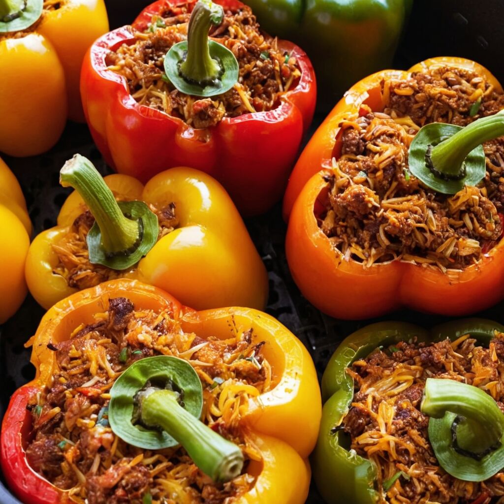 Gefüllte Paprika im Airfryer: Schnelle und gesunde Rezepte für jeden Geschmack