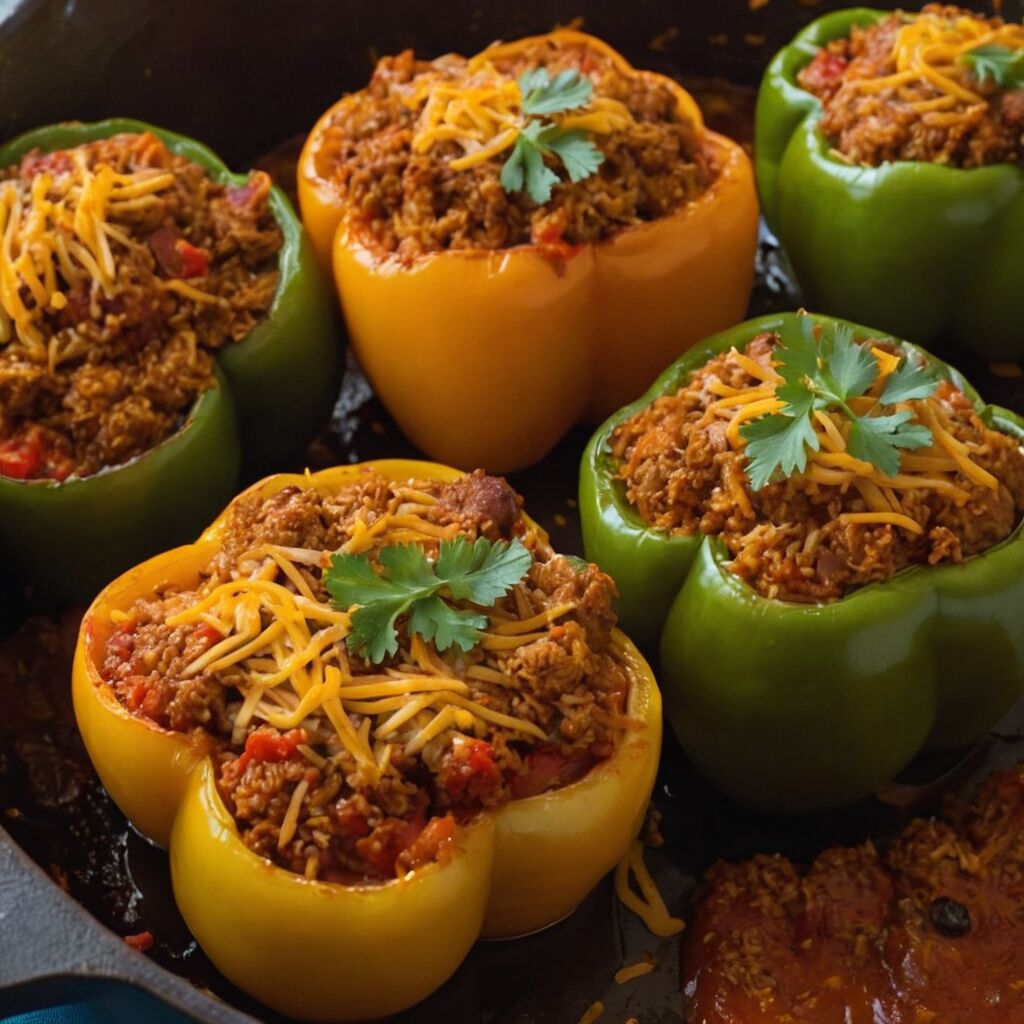 Gefüllte Paprika im Ofen mit Soße: Ein köstliches Rezept für jeden Anlass