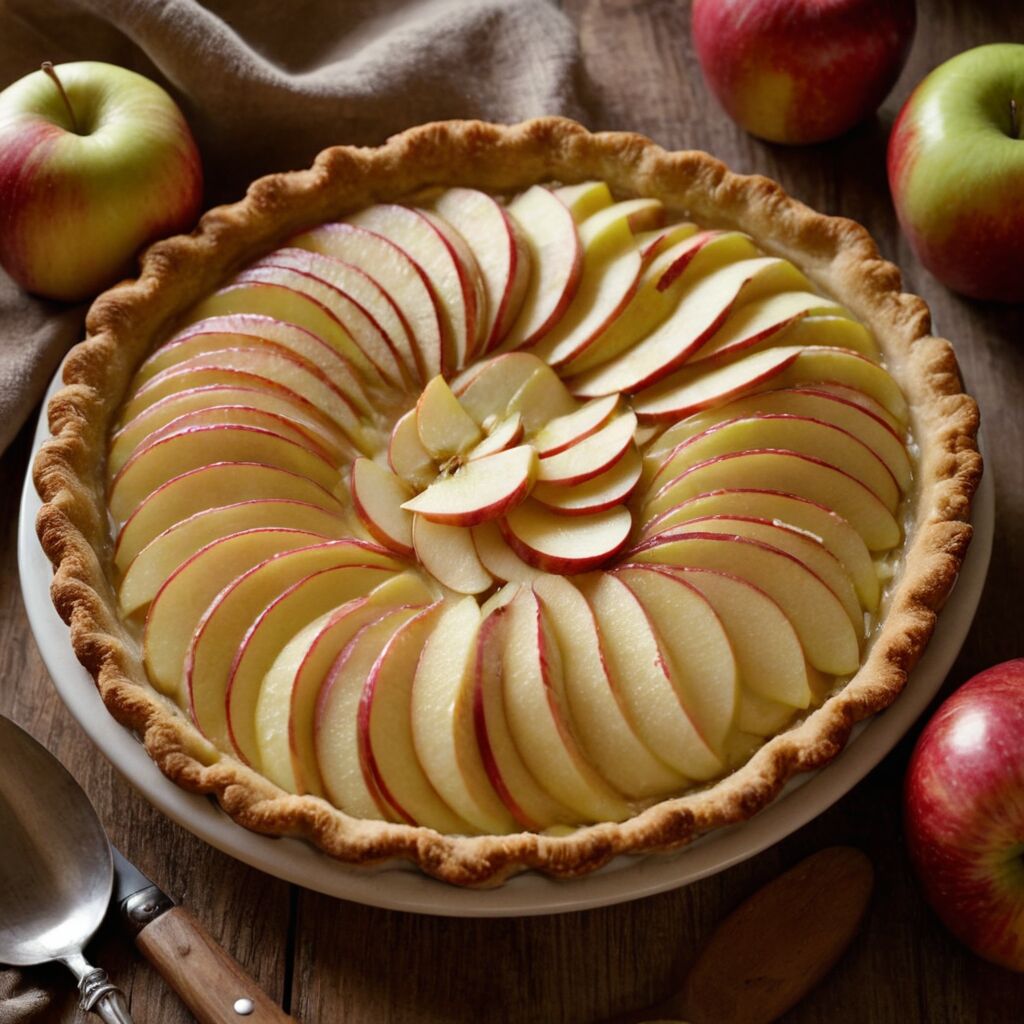Omas Apfelkuchen mit Vanillepudding: Ein traditionelles Rezept für jeden Anlass