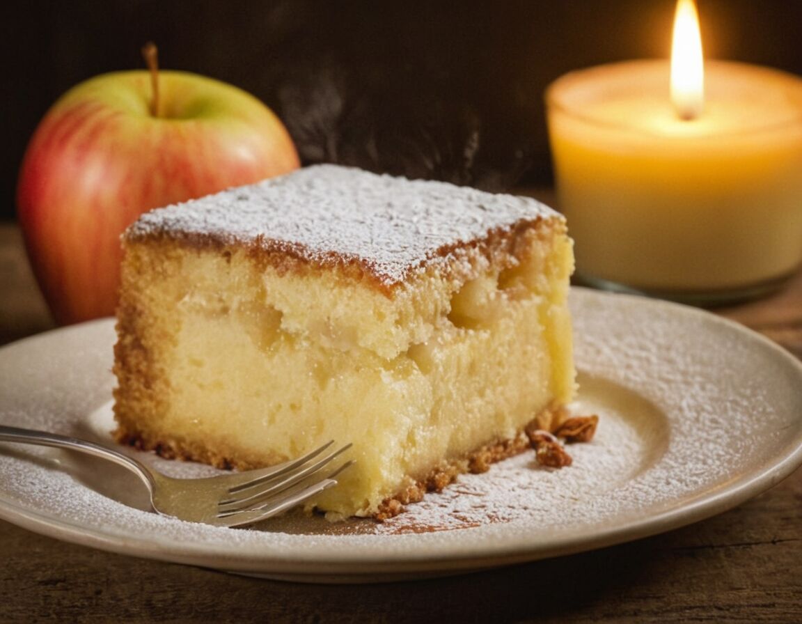 Abkühlen lassen und mit Puderzucker bestäuben - Omas Apfelkuchen mit Vanillepudding: Ein traditionelles Rezept für jeden Anlass