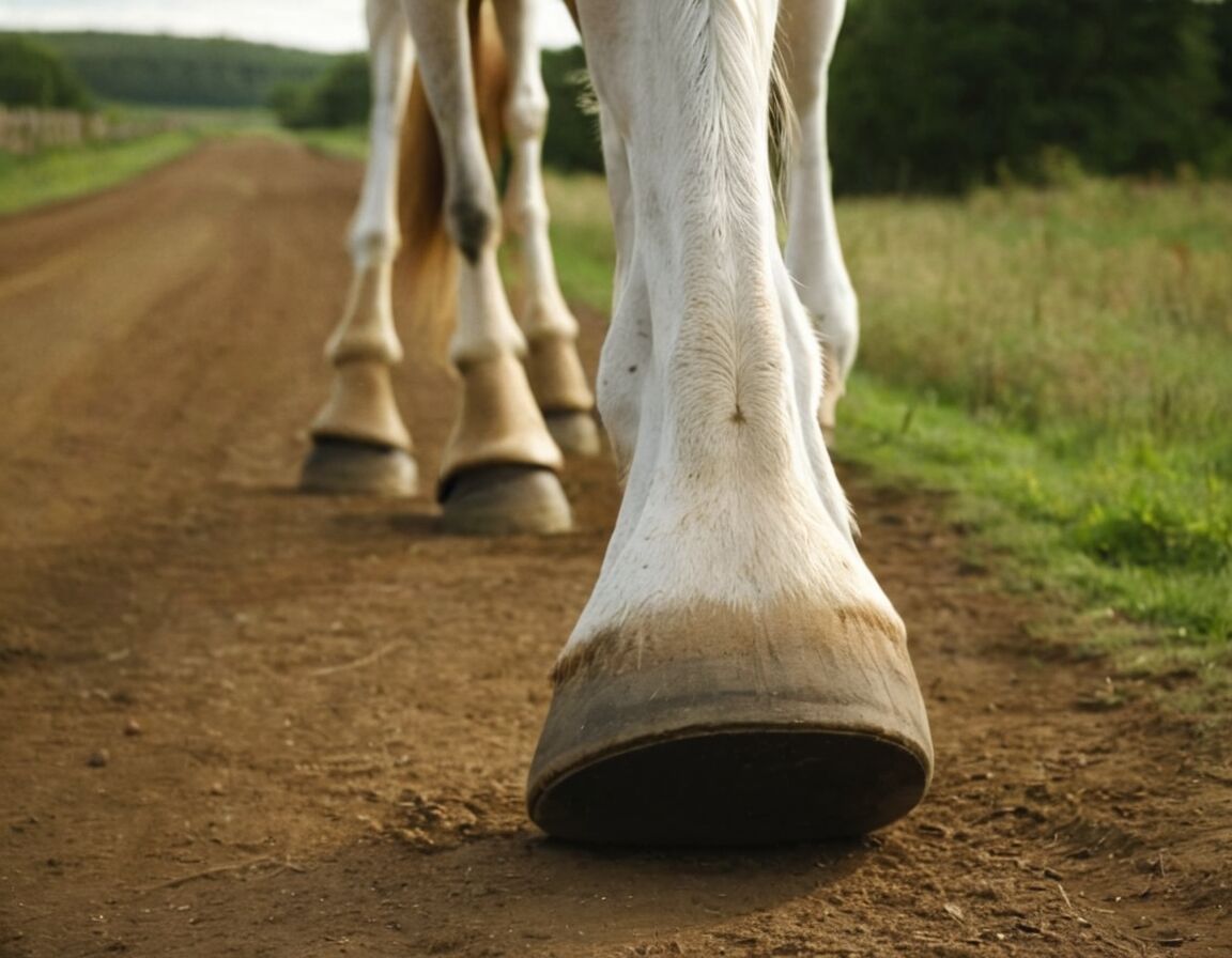 Pferd tritt mit einem Huf nach außen - Woran können Sie erkennen, dass eine Pferdekutsche die Fahrtrichtung ändern möchte?