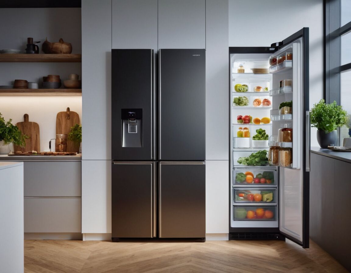Modernes Erscheinungsbild für jede Kücheneinrichtung - Die Vorteile eines Side-by-Side Kühlschranks: Platzsparend und funktional für jede Küche