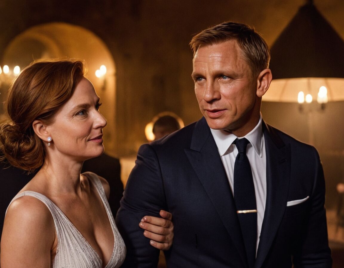 Austausch über aktuelle Filmprojekte findet statt - Heike Makatsch und Daniel Craig: Eine spannende Begegnung der Filmstars