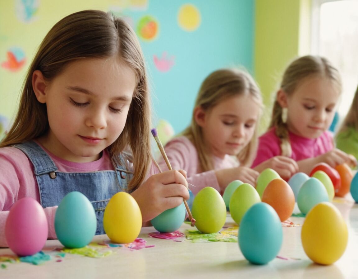 Eier bemalen und verzieren - Kreative Bastelideen für den Frühling in der Kita: Spaßige Projekte für Kinder