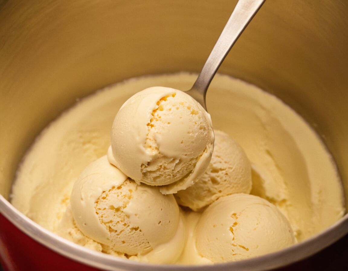 Rühre das Eis regelmäßig während des Einfrierens um - Eis selber machen mit Eismaschine: Die besten Tipps und Rezepte für perfekten Eisgenuss