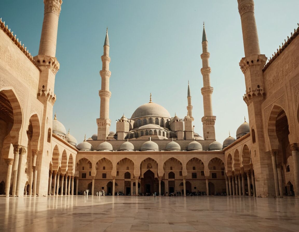 Funktionale Einrichtungen für Pilger und Besucher - Die größte Moschee der Welt: Ein Blick auf Architektur und Bedeutung