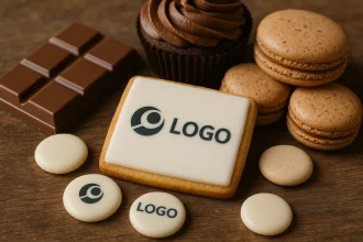 Logo auf Süßigkeiten