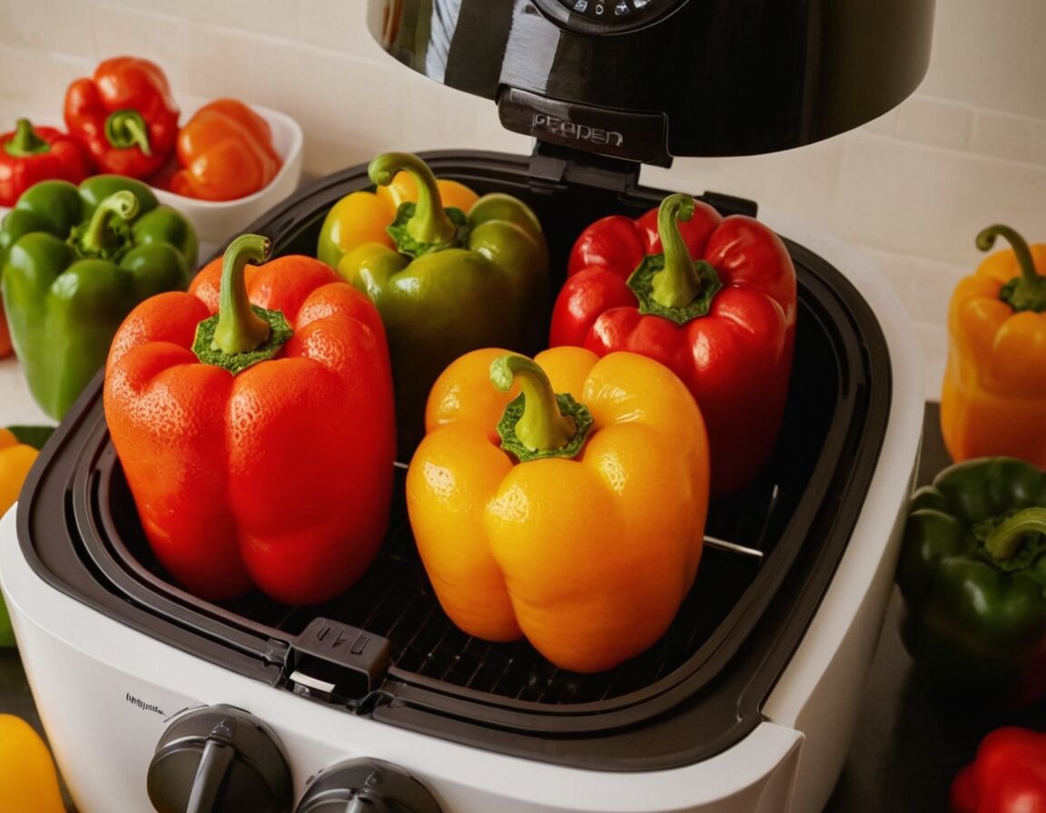 Gefüllte Paprika im Airfryer: Schnelle und gesunde Rezepte für jeden Geschmack