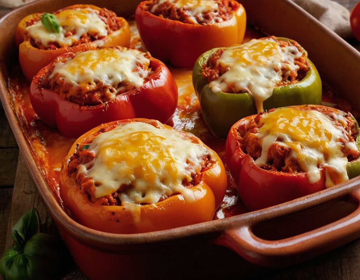 Gefüllte Paprika im Ofen mit Soße: Ein köstliches Rezept für jeden Anlass