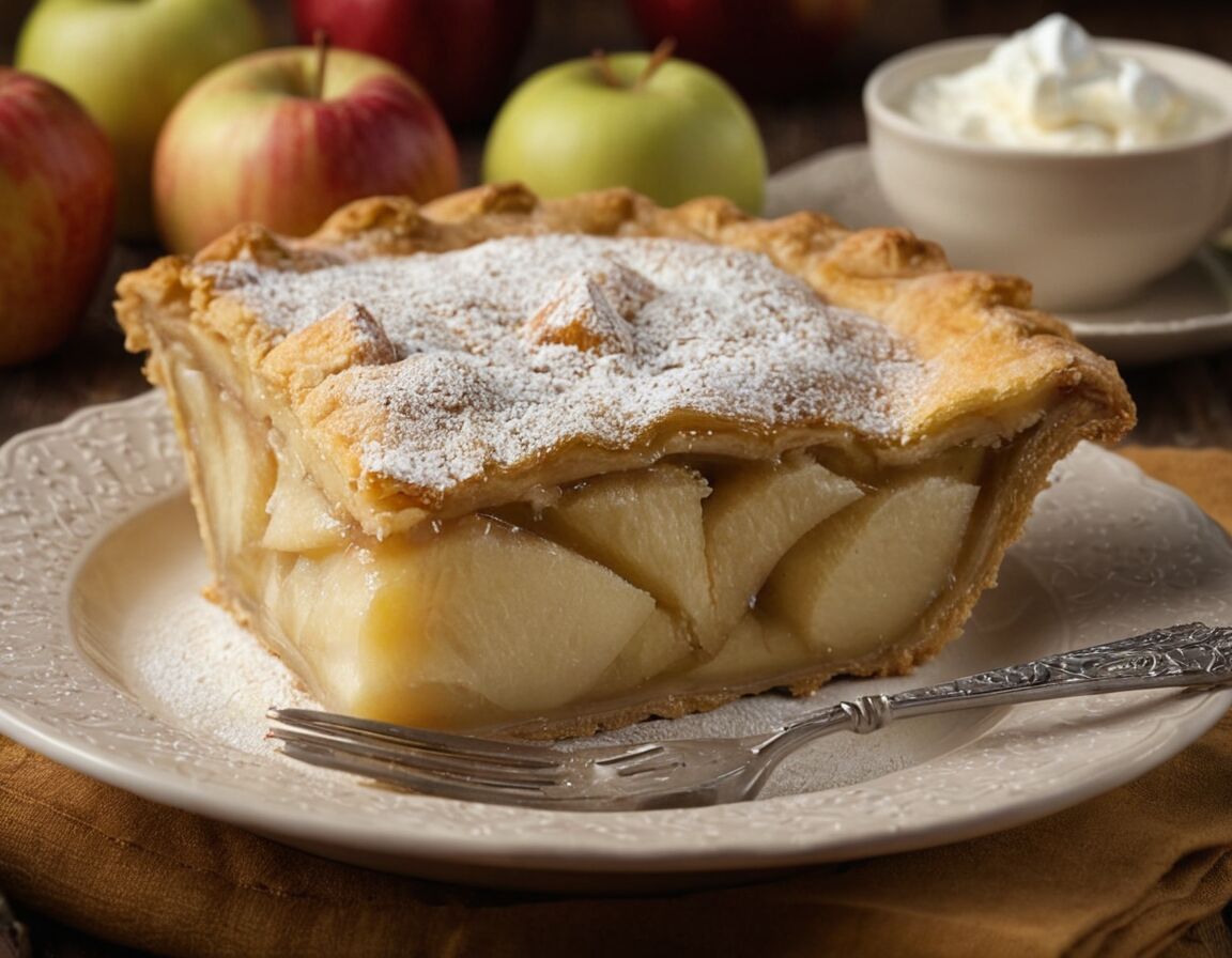 Omas Apfelkuchen mit Vanillepudding: Ein traditionelles Rezept für jeden Anlass